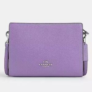 Authentic Purple Coach Crossbody Bag